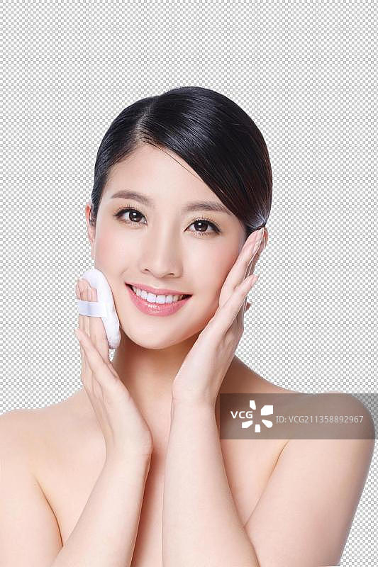 美女化妆图片素材
