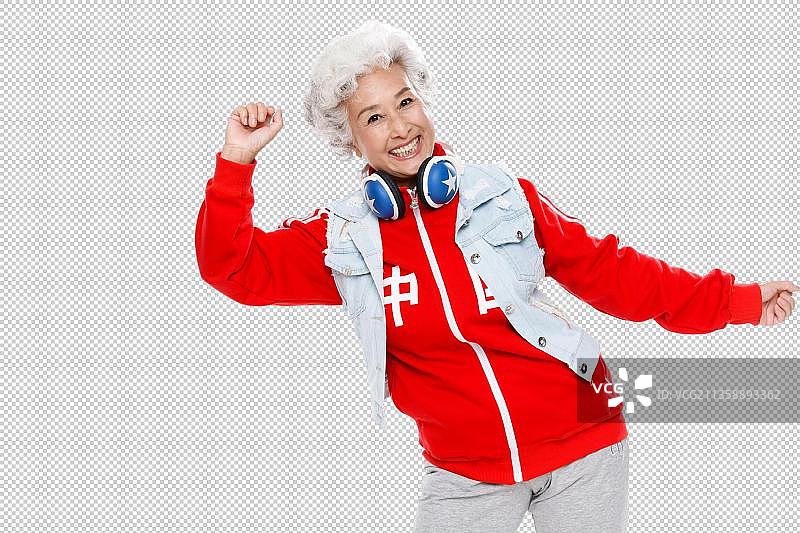 时尚的老年人图片素材