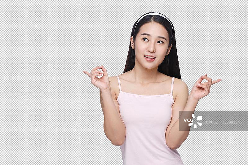 时尚活力的年轻女孩图片素材