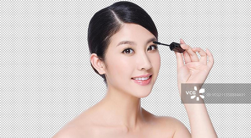 美女化妆图片素材