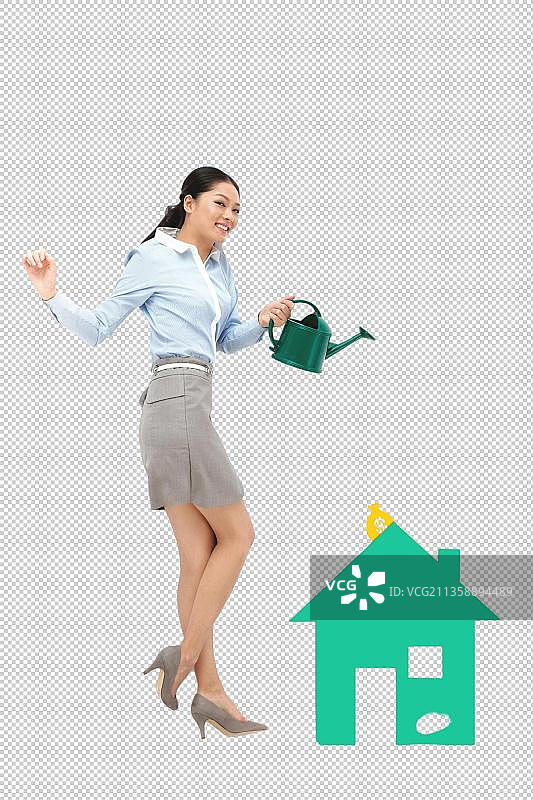 创意商务青年女人图片素材