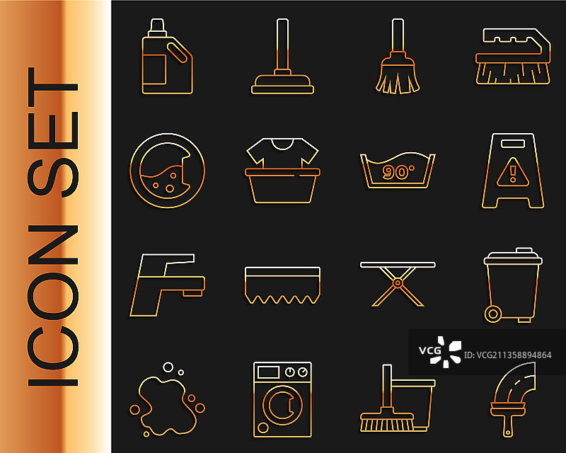 窗户垃圾桶清洁橡胶清洁器图片素材