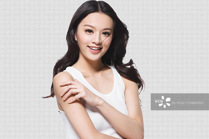 优雅的东方美女图片素材