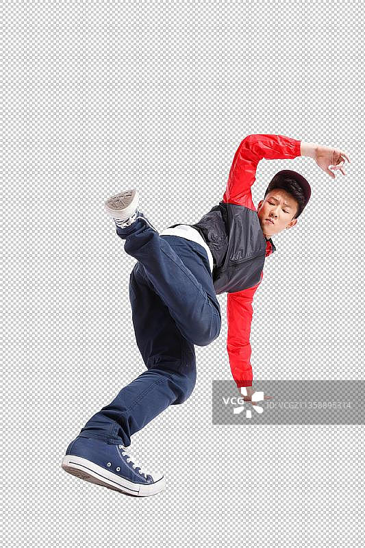 嘻哈风格的年轻人跳街舞图片素材