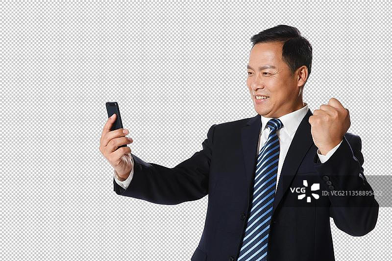 商务男人打电话图片素材