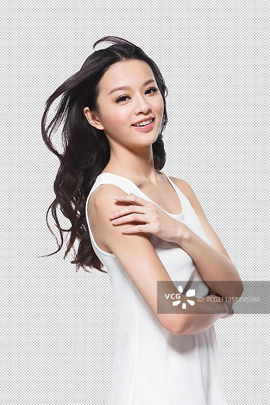 优雅的东方美女图片素材