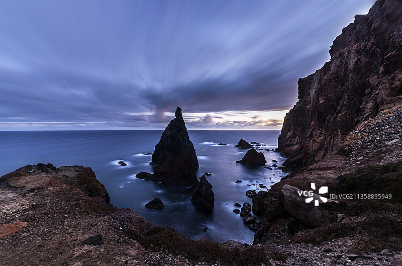 葡萄牙马德拉海岩美景图片素材