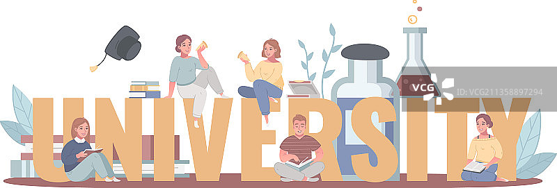 大学学院标题图片素材