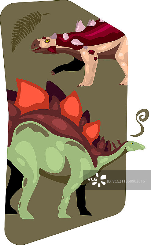 史前恐龙构成图片素材