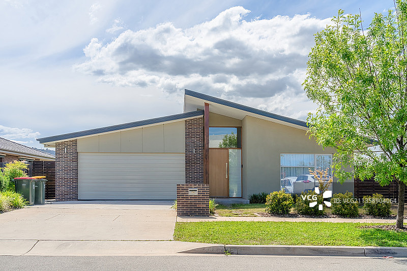 国外现代建筑风格别墅外观图片素材