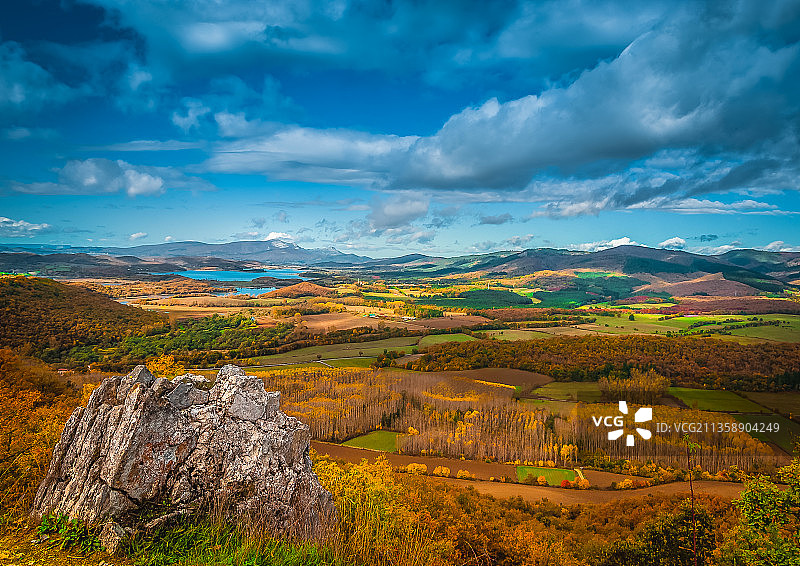 西班牙的壮丽景色图片素材