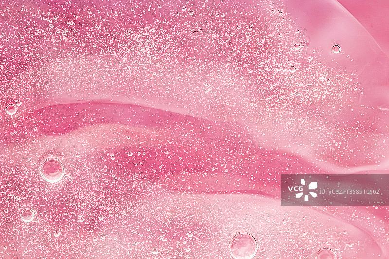 湿粉色水面特写图片素材