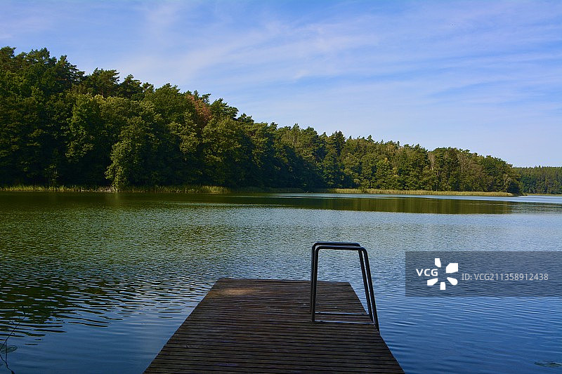 德国瓦尔德西弗尔斯多夫湖泊风光图片素材
