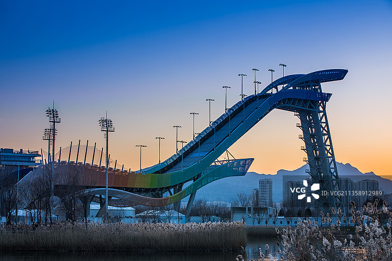 北京首钢滑雪大跳台图片素材
