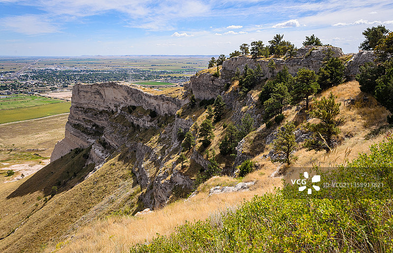 在天空衬托下的风景图片素材