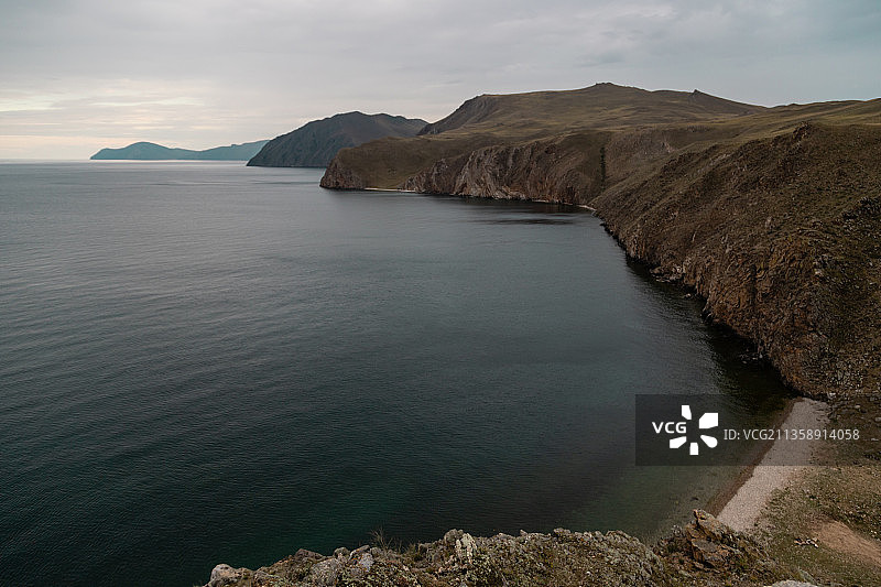 俄罗斯伊尔库茨克州奥利洪区海山风光图片素材