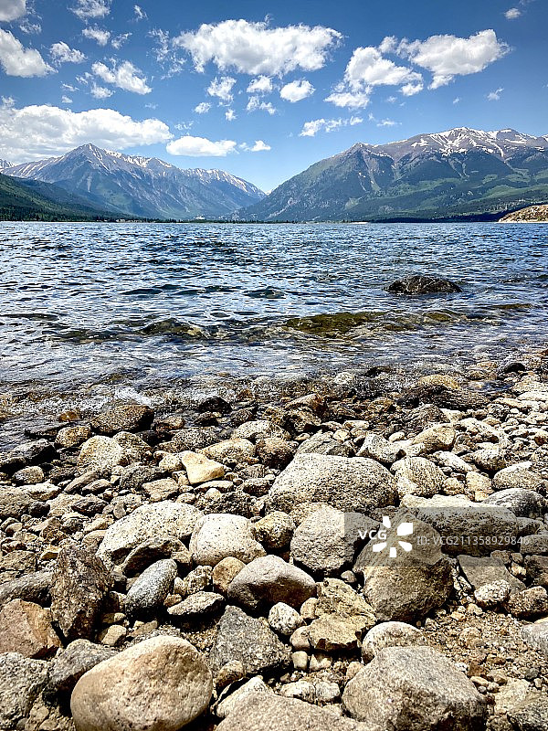 美国科罗拉多州双湖的海景图片素材