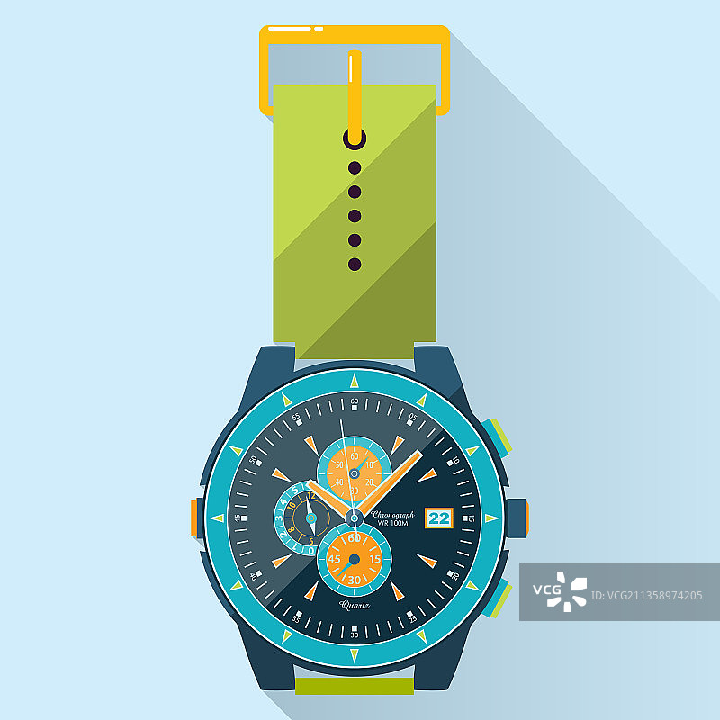扁平风格奢华手表图片素材