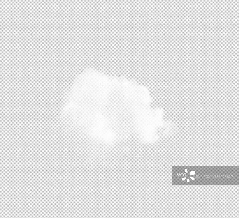 白色雾团图片素材