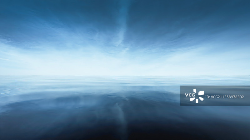 海洋镜面自然风景图片素材