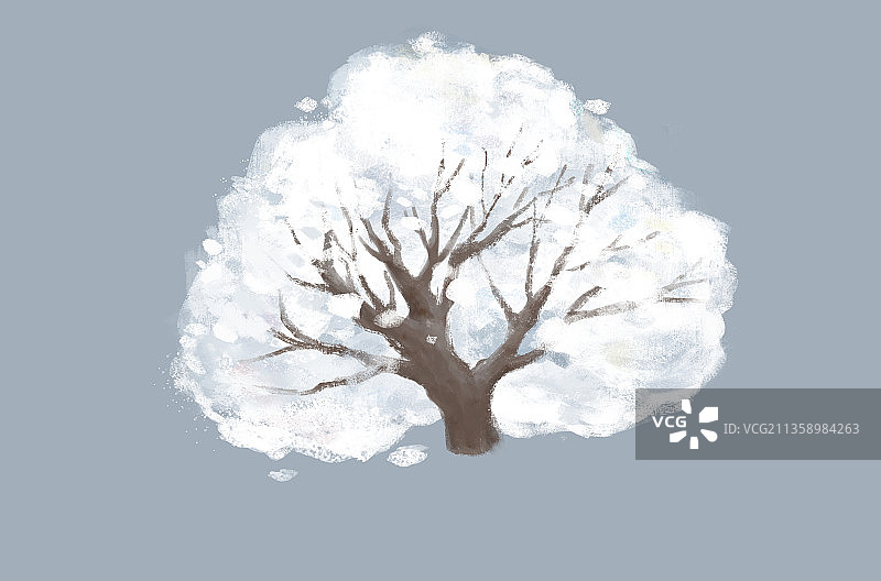 大雪节气元素图片素材