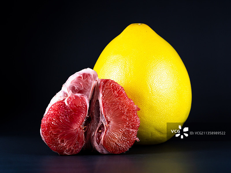 红心柚子图片素材