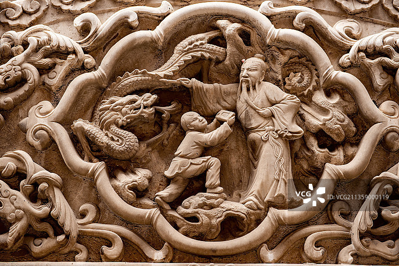 陕西榆林佳县白云山—石雕-石碑-书法图片素材