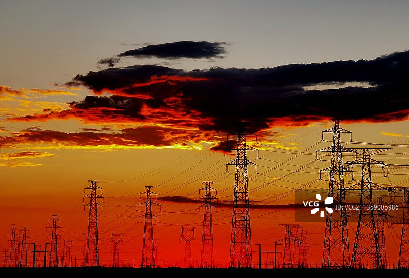 电力塔图片素材