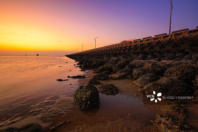 降温前的晚霞图片素材