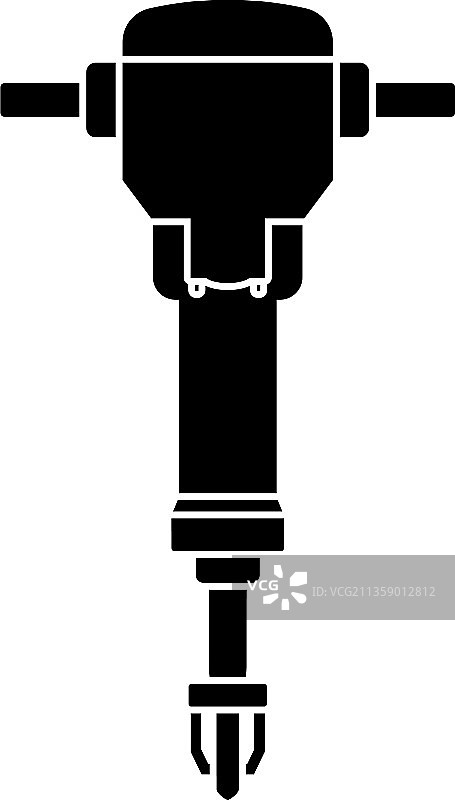 风镐图标设计模板图片素材