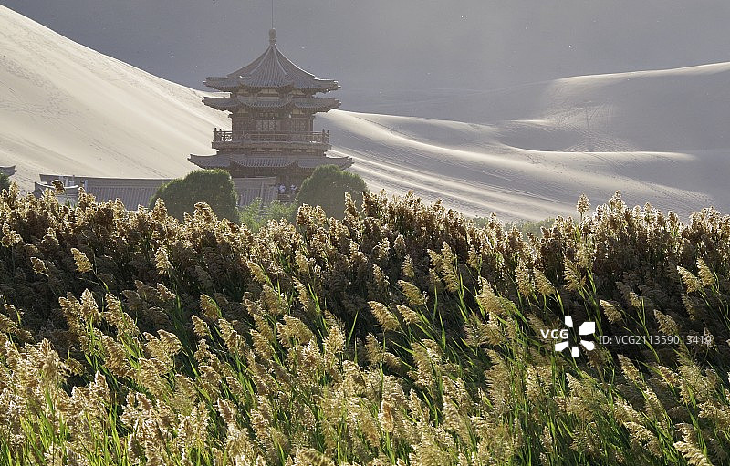 敦煌鸣沙山图片素材