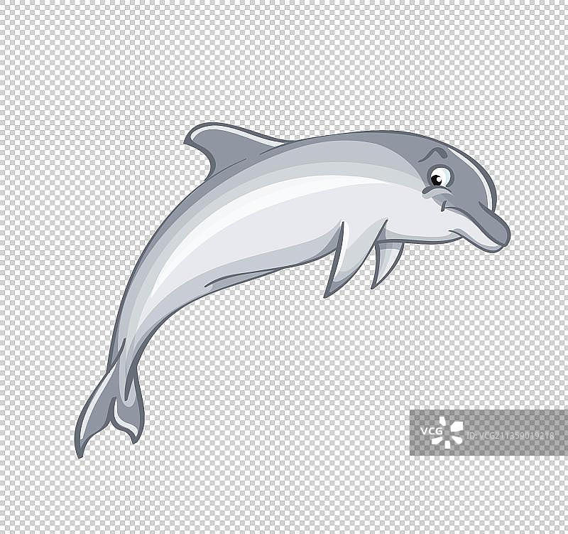 卡通海豚图片素材