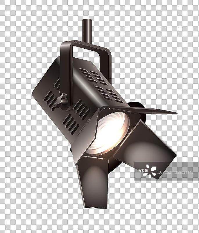 卡通黑色悬挂灯具图片素材