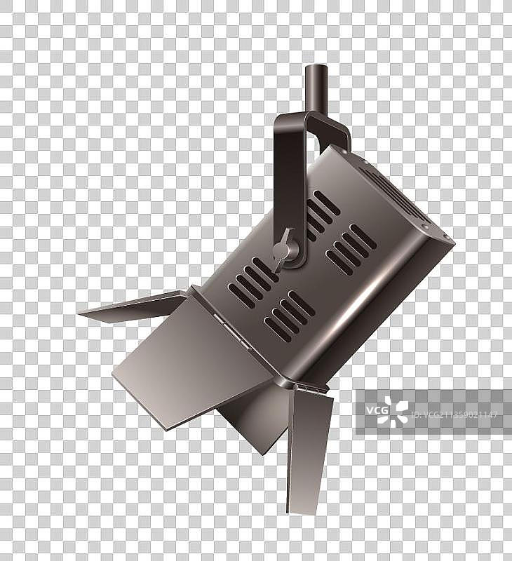 卡通黑色舞台灯具图片素材