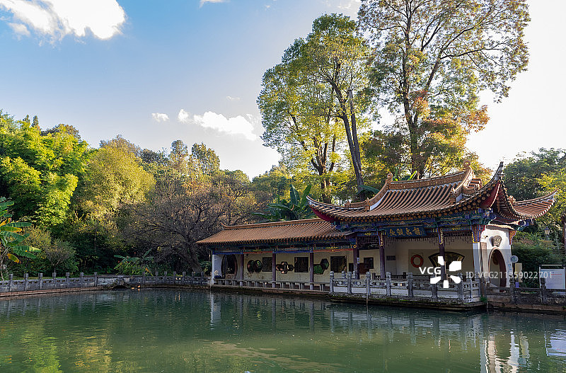 昆明黑龙潭公园图片素材