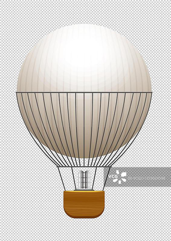 白色气压球元素图片素材