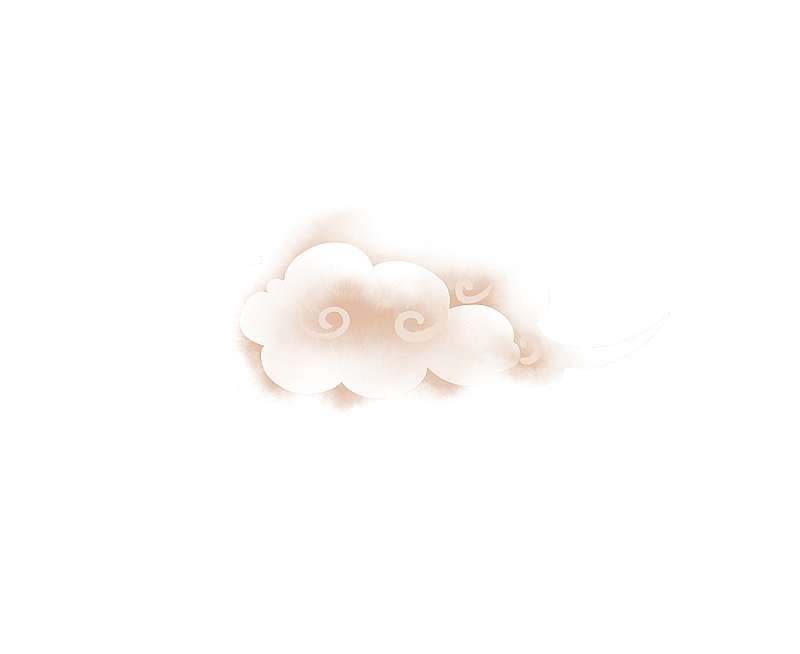 敦煌壁画云朵元素图片素材