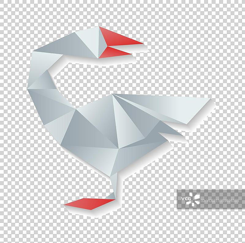 天鹅折纸图片素材