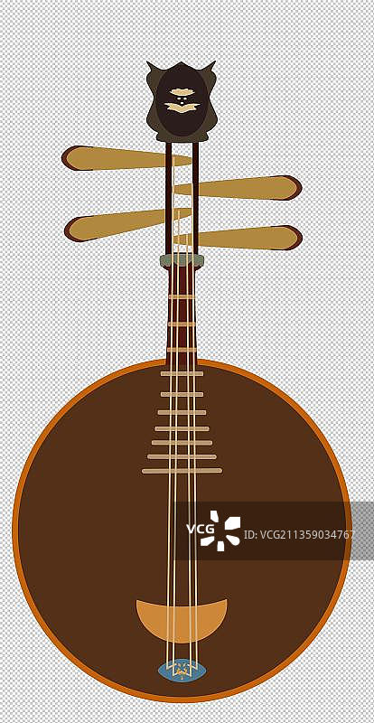 青花琵琶图片图片素材