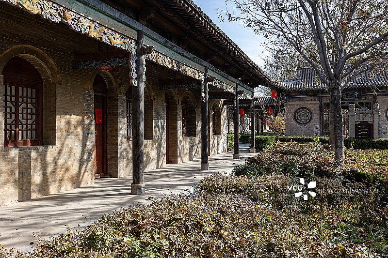 山西运城市万荣县李家大院图片素材