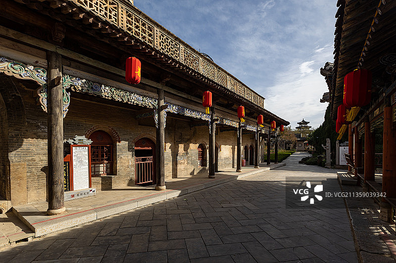 山西运城市万荣县李家大院图片素材