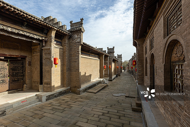 山西运城市万荣县李家大院图片素材
