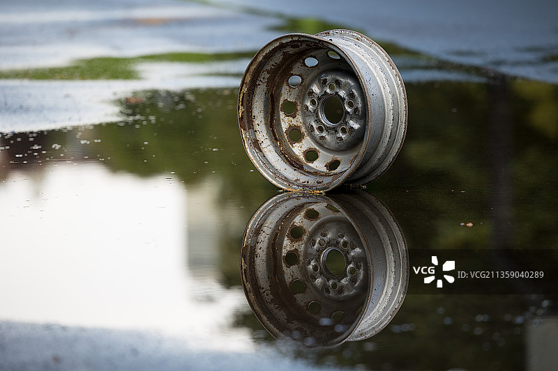 金属轮特写图片素材