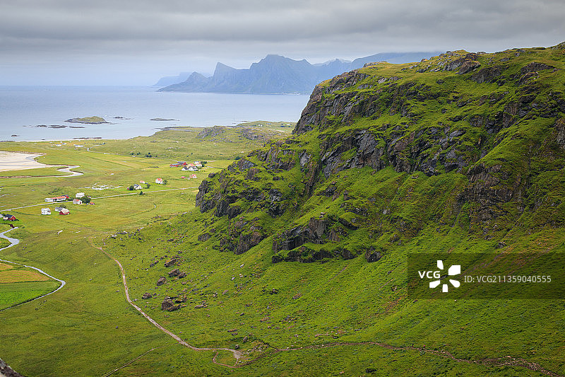 罗弗敦群岛风光，挪威图片素材