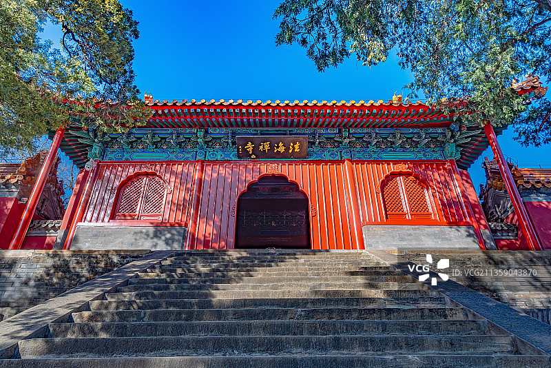 北京石景山法海寺山门图片素材