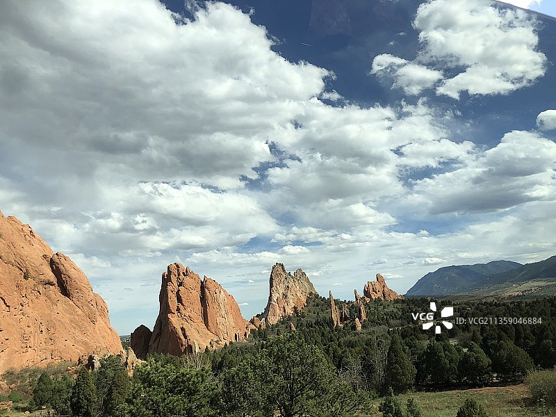 科罗拉多斯普林斯壮丽的景色图片素材