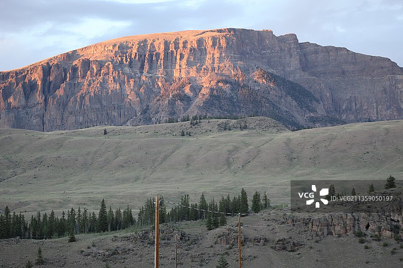 美国科罗拉多州克里德岩石山脉风光图片素材