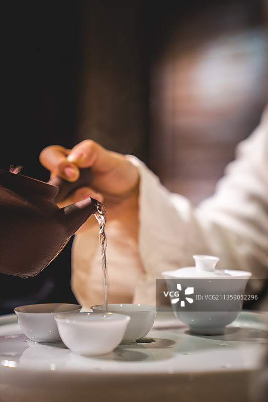 冲泡潮汕凤凰单丛图片素材