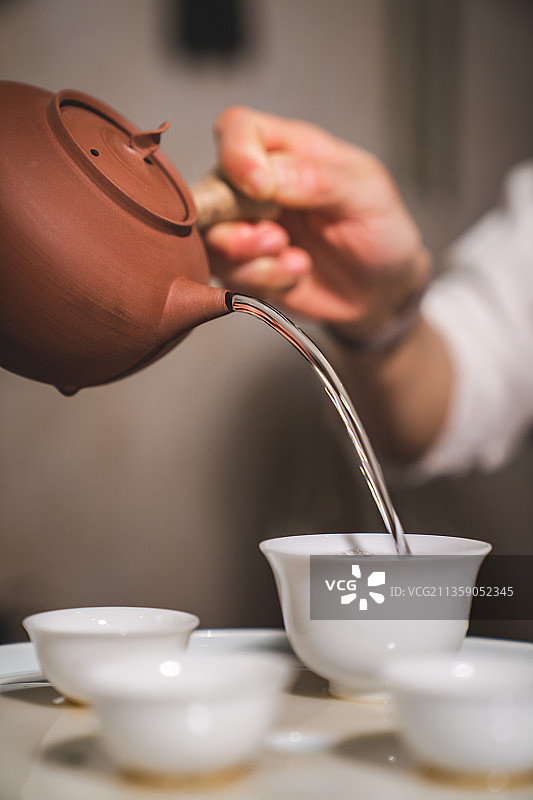 冲泡潮汕凤凰单丛图片素材