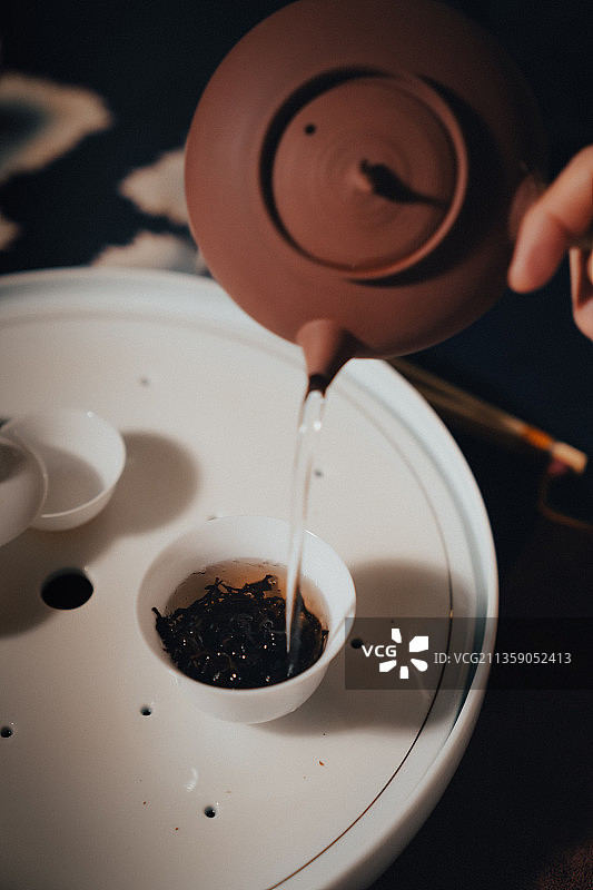 冲泡潮汕凤凰单丛图片素材